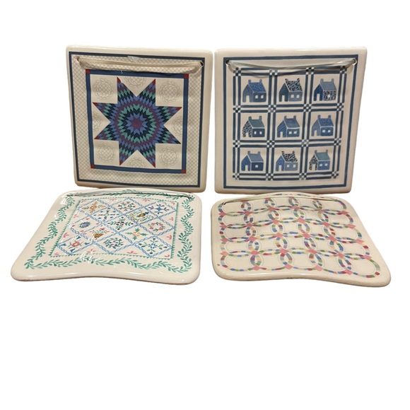 4 -Hill Design Quilt Tiles - Picture 1 of 5